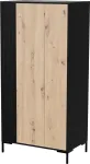 Cama MEBLE Cama MERCI wardrobe 90 x 55 x 184 cm black/oak artisan