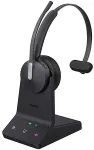 YEALINK Juhtmevabad k&otilde;rvaklapid Yealink WH64 Mono UC Peapaelaga kontoritelefonide komplekt Micro-USB Bluetooth Black
