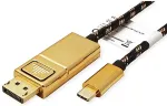ROLINE 11.04.5848 USB graphics adapter 4096 x 2560 pixels Black, Gold