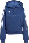 Adidas Tiro 24 Hooded Women's Sweatshirt navy blue IR7507