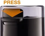 Kohviveski GORENJE | Coffee Grinder | SMK150SB | 150 W | Coffee beans capacity 45 g | Lid safety switch | Black