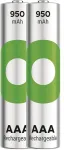 GP Batteries R03/AAA NI-MH 950mAh blister 2pcs.