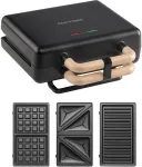 CONCEPT 3-in-1 Sandwich Maker SV3091 800W black