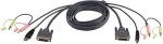 Secomp ATEN 2L-7D03U KVM Kabel DVI-D (Single Link), USB, Audio 3,0m (2L-7D03U)