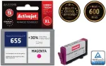 Tooner ACJ Activejet AH-655MR Ink (replacement for HP 655 CZ111AE; Premium; 12 ml; magenta)