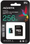 M&auml;lukaart Adata Karta Premier Pro MicroSDXC 256 GB Class 10 UHS-I/U3 A2 V30 (AUSDX256GUI3V30SA2-RA1)