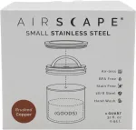 No name Airscape? Edelstahl-Aromabeh?lter klein, kupfer geb?rstet