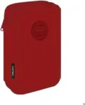 CoolPack pinal, t&auml;idetud, 2 lukuga - Jumper 2 RPET, punane