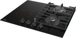 Pliidiplaat Gorenje GCE691BSC Black Built-in 60 cm Combi 4 zone(s)