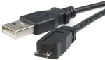 StarTech.com Micro-USB-Kabel - A auf Micro B - USB-Kabel - USB Typ A, 4-polig (M) - 5-polig Micro-USB Typ B (M) - 3,0m (USB/USB2.0) - Schwarz (UUSBHAUB3M)
