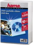 Toorikud HAMA 1x10 Slim DVD Jewel Case transparent 83890