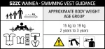 Waimea Swimming vest 52ZC ROO (15-19kg)