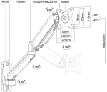 Newstar MONITOR ACC WALL MOUNT/17-32" WL70-450BL11 NEOMOUNTS
