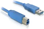 DeLOCK USB 5 Gbps Kabel Typ-A Stecker zu Typ-B Stecker 1 m blau