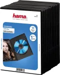 Toorikud HAMA 1x10 DVD-Jewel Case black 51276
