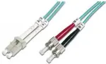 Digitus LWL Patchkabel LC -> ST 2.00m Multimode Duplex OM3