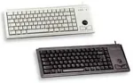 Klaviatuur CHERRY Compact-Keyboard G84-4400 - Tastatur - PS/2 - Englisch - US - Schwarz (G84-4400LPBEU-2)