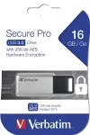 M&auml;lukaart VERBATIM Store n Go Secure Pro - USB-Flash-Laufwerk - 16GB - USB3.0 (98664)