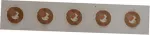 NFC21 NFC turvalisustikeri RFID silt 18mm NTAG213 l&auml;bipaistev 10
