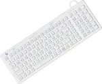 Klaviatuur Raidsonic KeySonic Industrie-TAS, Silikon,IP68,WH, KSK-6031INEL-WH(DE)