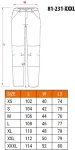 NEO TOOLS 81-231-XXXL protective trousers
