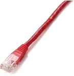 Equip Patchkabel Cat6 U/UTP 2xRJ45 0.25m rot Polybeutel