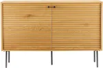 Home4you Kummut LINE 110x40xH74cm, tammedekooriga melamiin