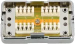 V&otilde;rgukaart Extralink CAT6 STP Junction Box Silver
