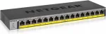 Netgear GS116LP PoE Switch 16 Port Gigabit Ethernet LAN Switch mit 16x PoE+ 76W (Plug-and-Play Netzwerk Switch PoE 16 Ports, l&uuml;fterlos, 19 Zoll Rack-Montage), Black