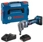 Bosch Powertools Bosch cordless rodent GNA 18V-16 E Professional, 18Volt, tin snips (blue/black, 2x battery ProCORE18V 4.0Ah, in L-BOXX)