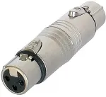 Neutrik - Audio-Invertieradapter - XLR3 (W) bis XLR3 (W) (NA3FF)
