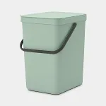 Brabantia Sort & Go Waste Bin Jade roheline 25 L