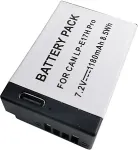 Canon Battery LP-E17H Pro (without chip), 1180mAh, USB Type-C