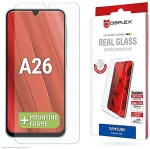 Displex Screen Protector (10H) for Samsung Galaxy A26, Eco Mounting Frame, scratch resistant