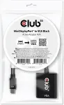 Club 3D Club3D Adapter MiniDisplayport > VGA aktiv St/Bu schwarz Polybeutel