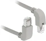 DELOCK Netzwerkkabel RJ45 Cat.6 S/FTP gewinkelt 0,5m