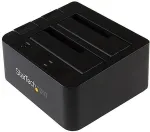 K&otilde;vaketas Startech .com USB 3,1 Gen 2 (10Gbps) Dual-Bay Dock for 2.5/3.5 SATA Drives - Speicher-Controller mit Datenanzeige, Netzanzeige - 6,4 cm, 8,9 cm (2.5, 3.5) - USB 3,1 (Gen 2) - Schwarz (SDOCK2U313)