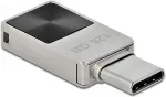 M&auml;lukaart DELOCK STICK Mini USB 3.2Gen1 USB-C Speicherstick 128GB Metallgeh.