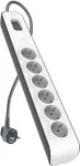 UPS Belkin Surge Prot.Strip 6 outlet 2 Meter power cord BSV603vf2M-V2