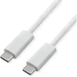 ROLINE 11.02.8340 USB cable USB4 Gen 3x2 1 m USB C White