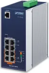 Planet Technology Corp. PLANET Industrial 4-Port 10/100/1000T 802.3at PoE + 4-Port
