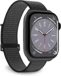 PURO Apple Watch Band 38-41 mm nailonist randmepael, must