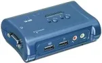 TRENDnet KVM 2-Port USB Switch Kit mit Audio