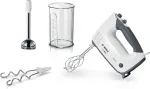 Bosch MFQ37470 Hand mixer 750 W Black, White
