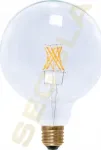 Segula LED-pirn Globe 125 clear E27 5W 400Lm 2200K dimmitav