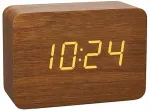 TFA 60.2549.08 CLOCCO Alarm Clock brown