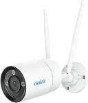 Reolink W330 - 4K Wi-Fi 6 Camera, 2.4/5 GHz Dual-Band Wi-Fi, Color Night Vision, Person/Vehicle/Animal Detection