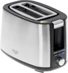 Adler | Toaster | AD 3214 | Power 750 W | Number of slots 2 | Housing material Stainless steel | Silver