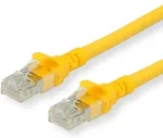 ROLINE Patchkabel Cat.6A UTP, Component Level, LSOH, gelb, 0,5 m