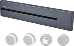 Viking Socket strip - surface-mounted LP40G/230V,50Hz/40cm length/gray/up to 5 modules/IP20/aluminum/surface-mounted